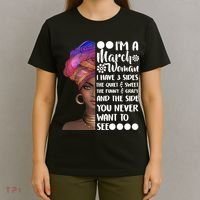I'm A March Woman Cute Birthday T-Shirt thumb 4