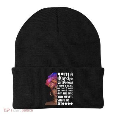I'm A March Woman Cute Birthday Beanie