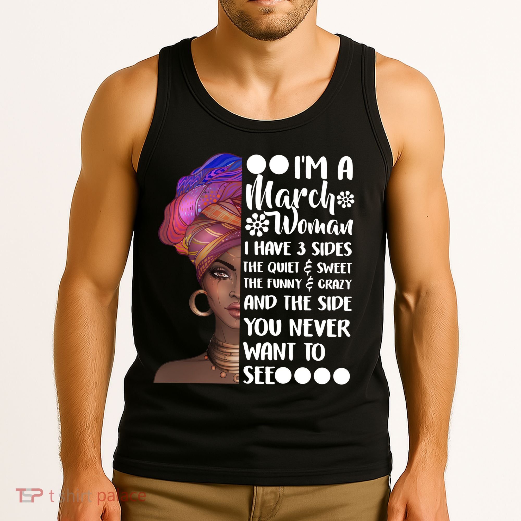 I'm A March Woman Cute Birthday Tank Top