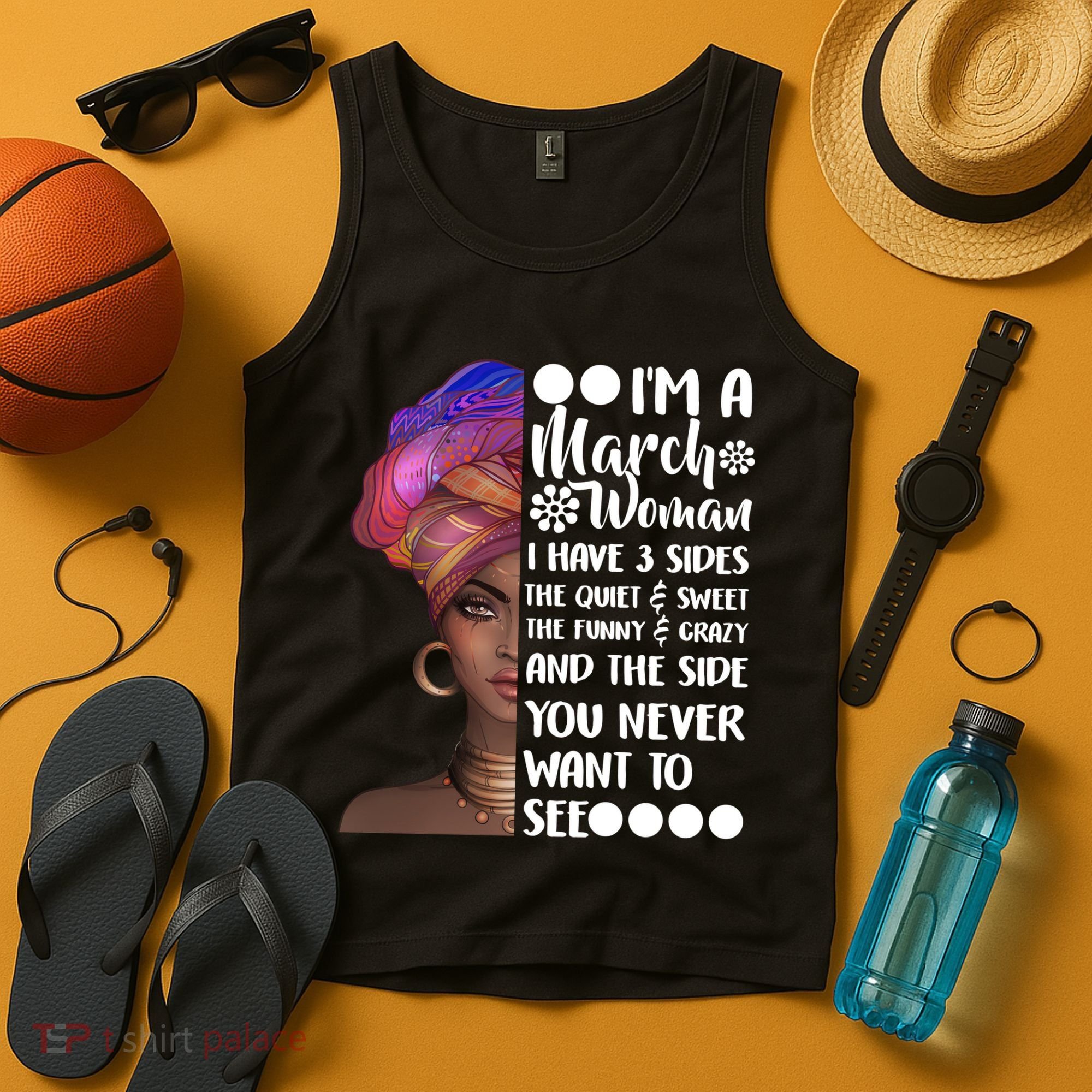 I'm A March Woman Cute Birthday Tank Top