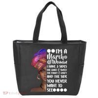 I'm A March Woman Cute Birthday Tote Bag thumb 0