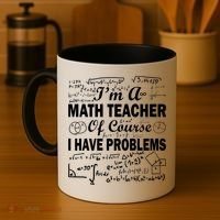 I'm A Math Teacher Of Course I Have Problems Coffee Mug thumb 4