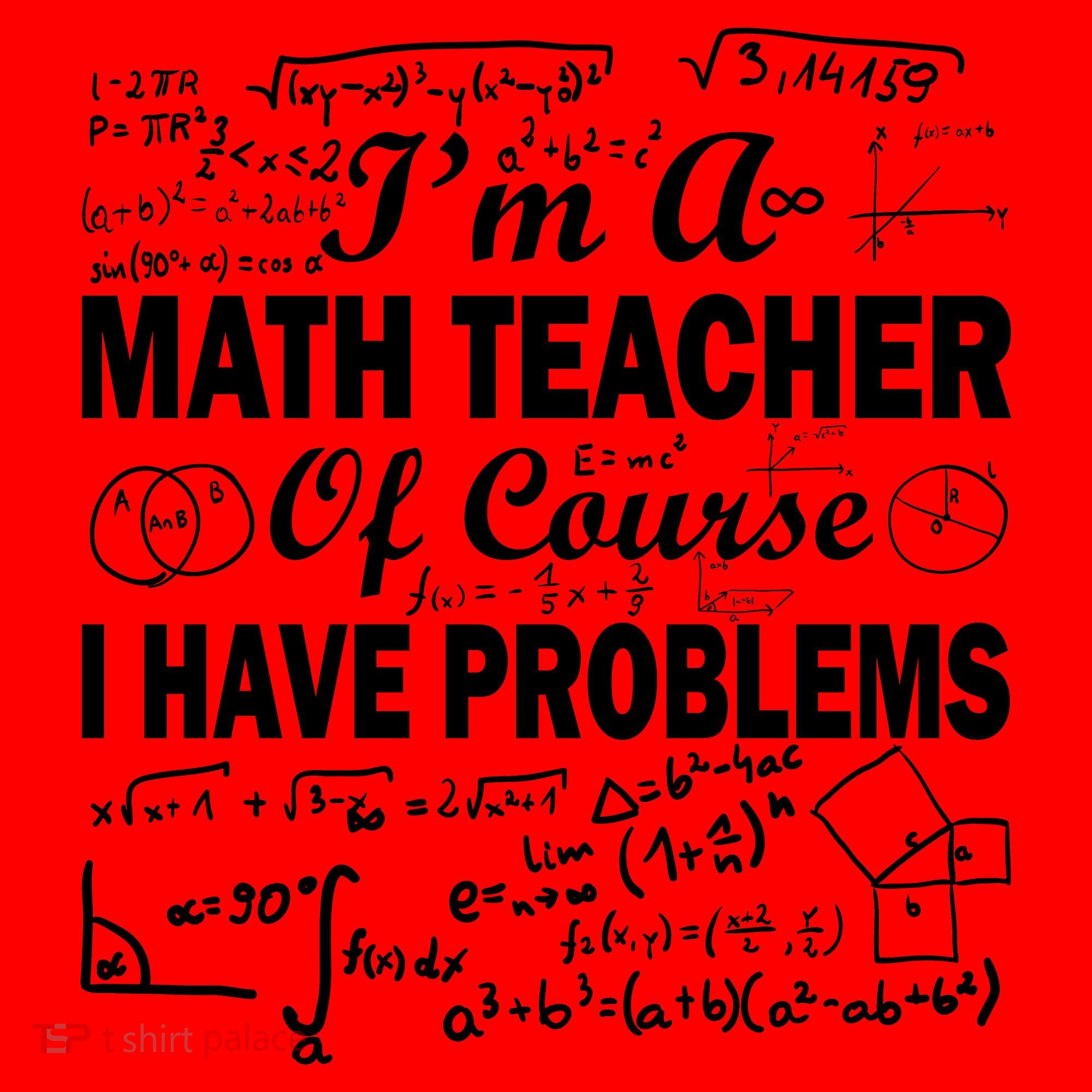 I'm A Math Teacher Of Course I Have Problems Santa Hat