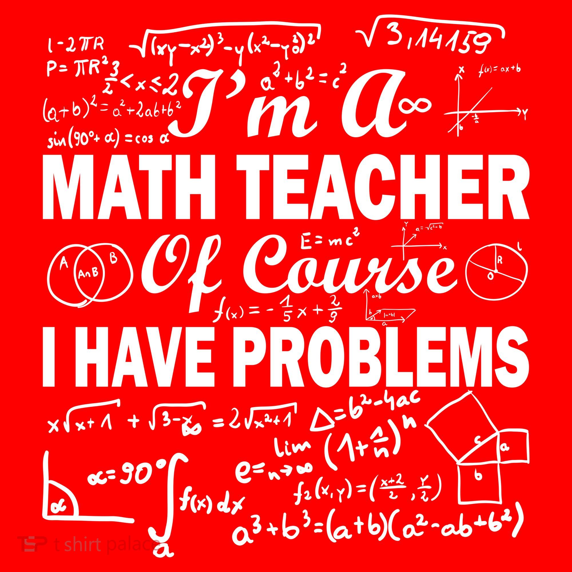 I'm A Math Teacher Of Course I Have Problems Hat