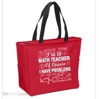 I'm A Math Teacher Of Course I Have Problems Tote Bag thumb 2