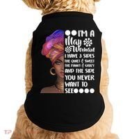 I'm A May Woman Cute Birthday Doggie Tank thumb 0