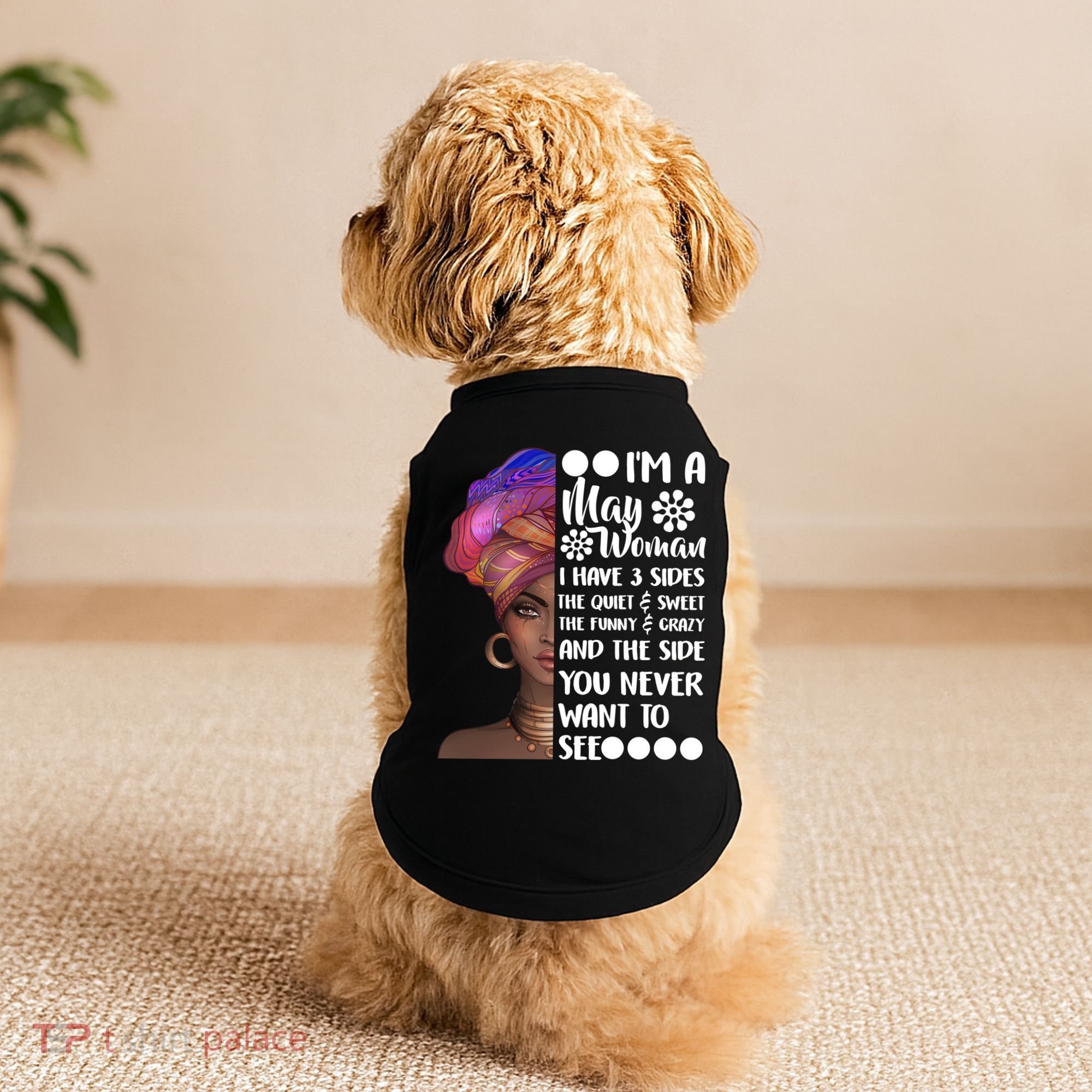 I'm A May Woman Cute Birthday Doggie Tank