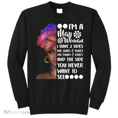 I'm A May Woman Cute Birthday Sweatshirt