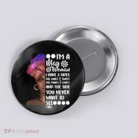 I'm A May Woman Cute Birthday Button thumb 0