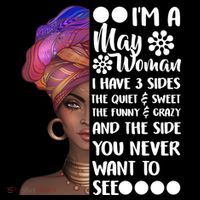 I'm A May Woman Cute Birthday Mousepad thumb 1