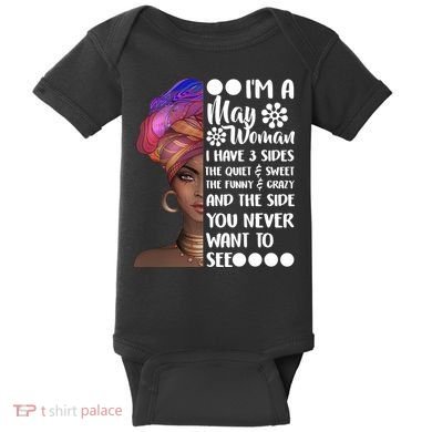 I'm A May Woman Cute Birthday Baby Bodysuit