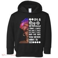 I'm A May Woman Cute Birthday Toddler Hoodie thumb 0