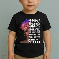 I'm A May Woman Cute Birthday Toddler T-Shirt thumb 2