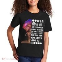 I'm A May Woman Cute Birthday Kids T-Shirt thumb 2