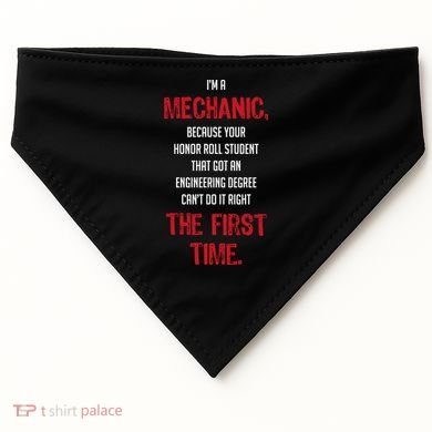 I'm A Mechanic USA-Made Doggie Bandana