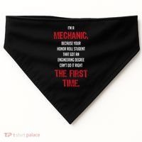 I'm A Mechanic USA-Made Doggie Bandana thumb 0