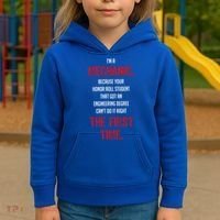 I'm A Mechanic Kids Hoodie thumb 3