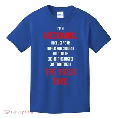 I'm A Mechanic Kids T-Shirt