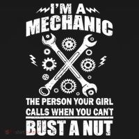 I'm A Mechanic Girl Calls When You Can't Bust A Nut Women's Hoodie thumb 2