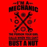 I'm A Mechanic Girl Calls When You Can't Bust A Nut Santa Hat thumb 1