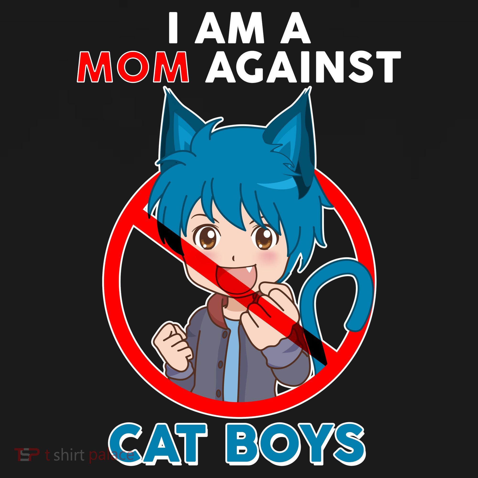 I'm A Mom Against Cat Boys Anime Cat Boys Sweatshirt