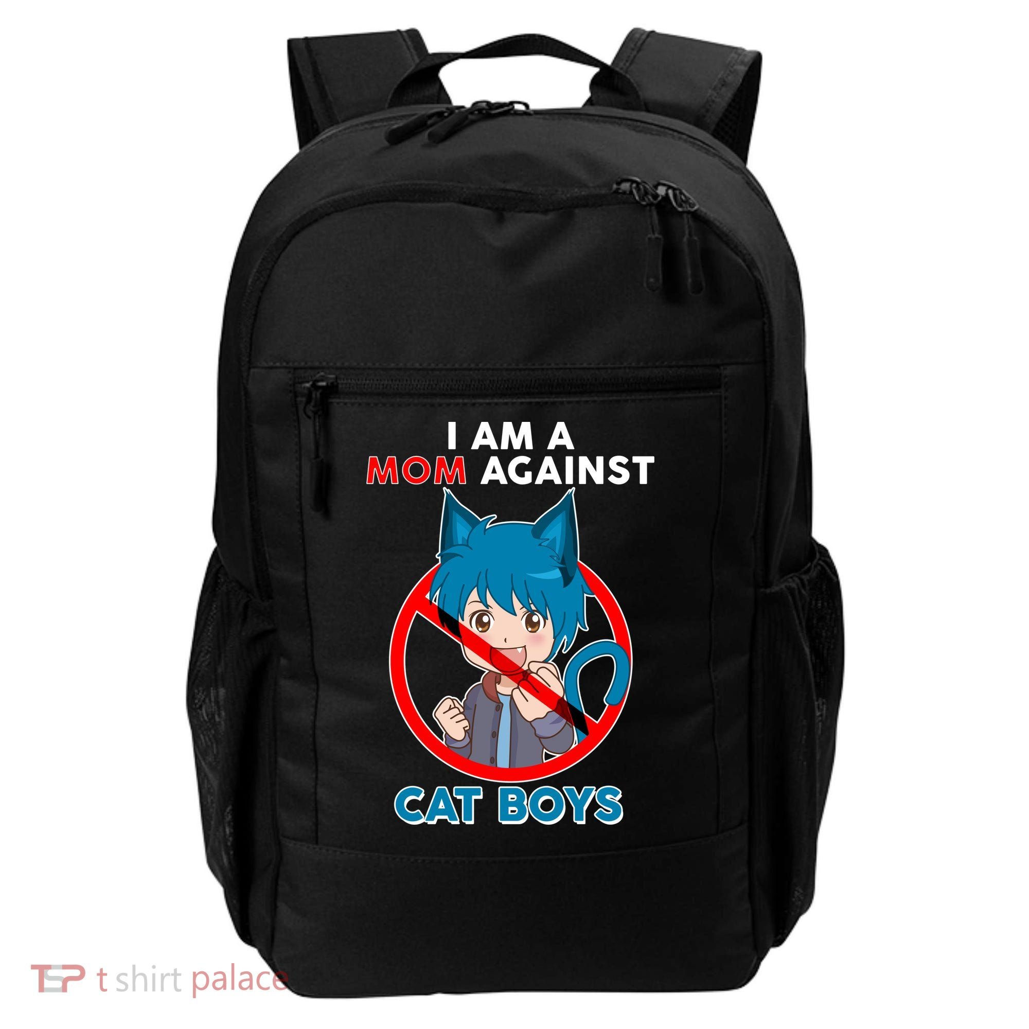 I'm A Mom Against Cat Boys Anime Cat Boys Backpack