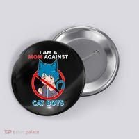 I'm A Mom Against Cat Boys Anime Cat Boys Button thumb 0