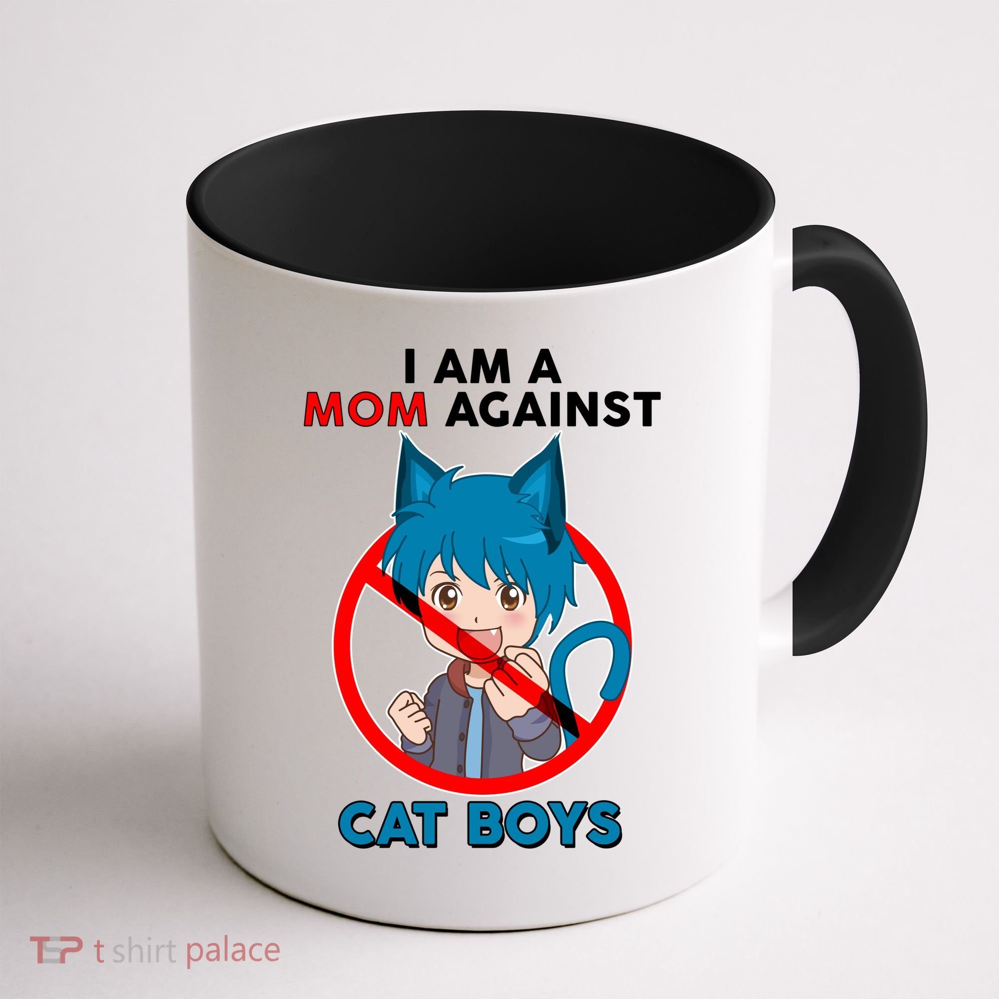 I'm A Mom Against Cat Boys Anime Cat Boys Coffee Mug