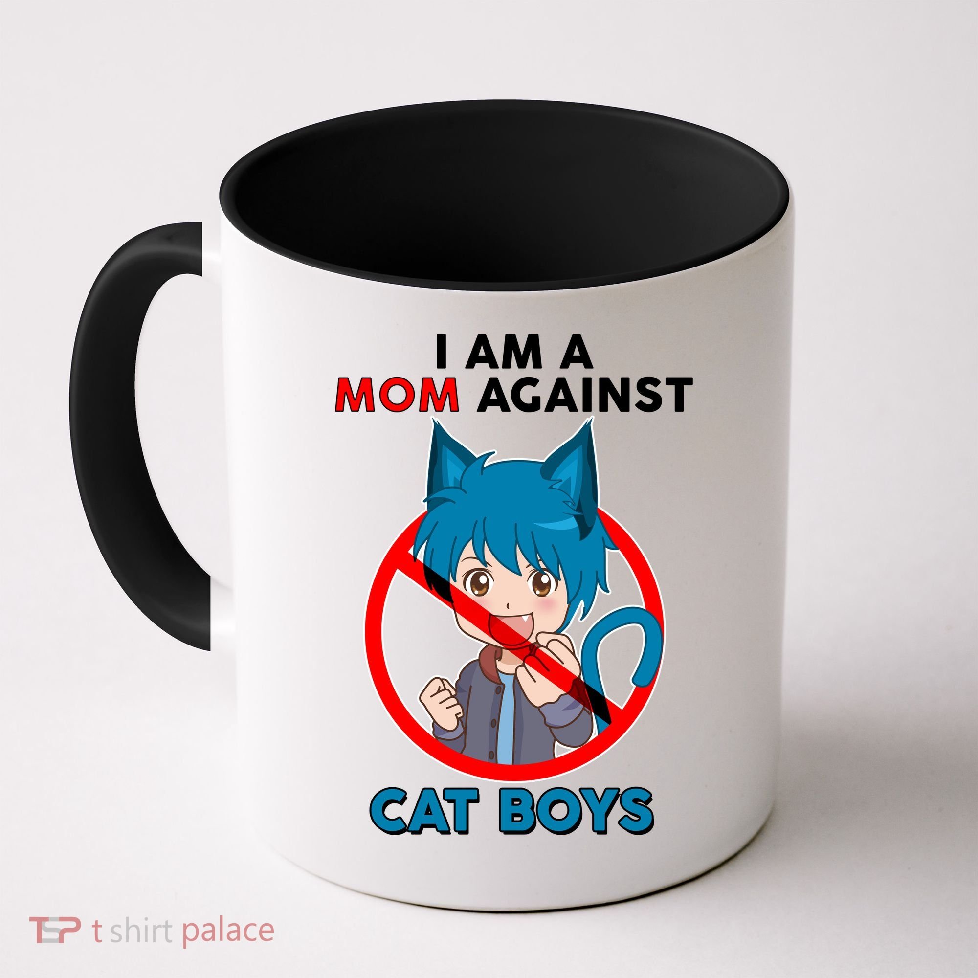 I'm A Mom Against Cat Boys Anime Cat Boys Coffee Mug