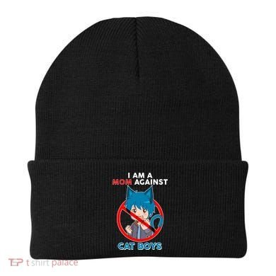 I'm A Mom Against Cat Boys Anime Cat Boys Beanie