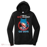 I'm A Mom Against Cat Boys Anime Cat Boys Women's Hoodie thumb 0