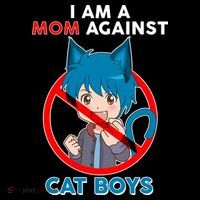 I'm A Mom Against Cat Boys Anime Cat Boys Women's Hoodie thumb 2