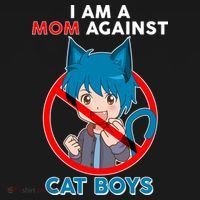 I'm A Mom Against Cat Boys Anime Cat Boys Women's Tank Top thumb 5