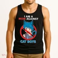 I'm A Mom Against Cat Boys Anime Cat Boys Tank Top thumb 3