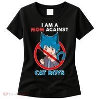 I'm A Mom Against Cat Boys Anime Cat Boys Women's T-Shirt thumb 0