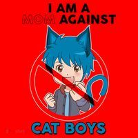 I'm A Mom Against Cat Boys Anime Cat Boys Santa Hat thumb 1