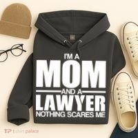 I'm A Mom And Layer Nothing Scares Me Hoodie thumb 4