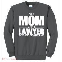I'm A Mom And Layer Nothing Scares Me Sweatshirt thumb 0