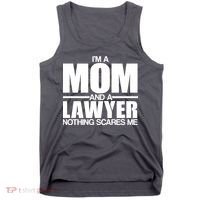 I'm A Mom And Layer Nothing Scares Me Tank Top thumb 0