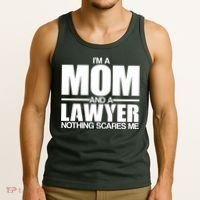 I'm A Mom And Layer Nothing Scares Me Tank Top thumb 3