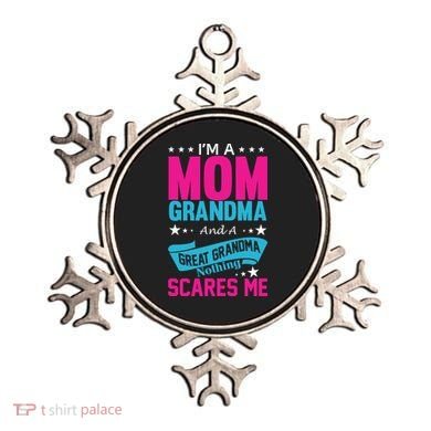 I'm A Mom Grandma And A Great Grandma Funny  Ornament