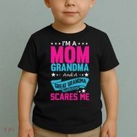 I'm A Mom Grandma And A Great Grandma Funny  Toddler T-Shirt thumb 2