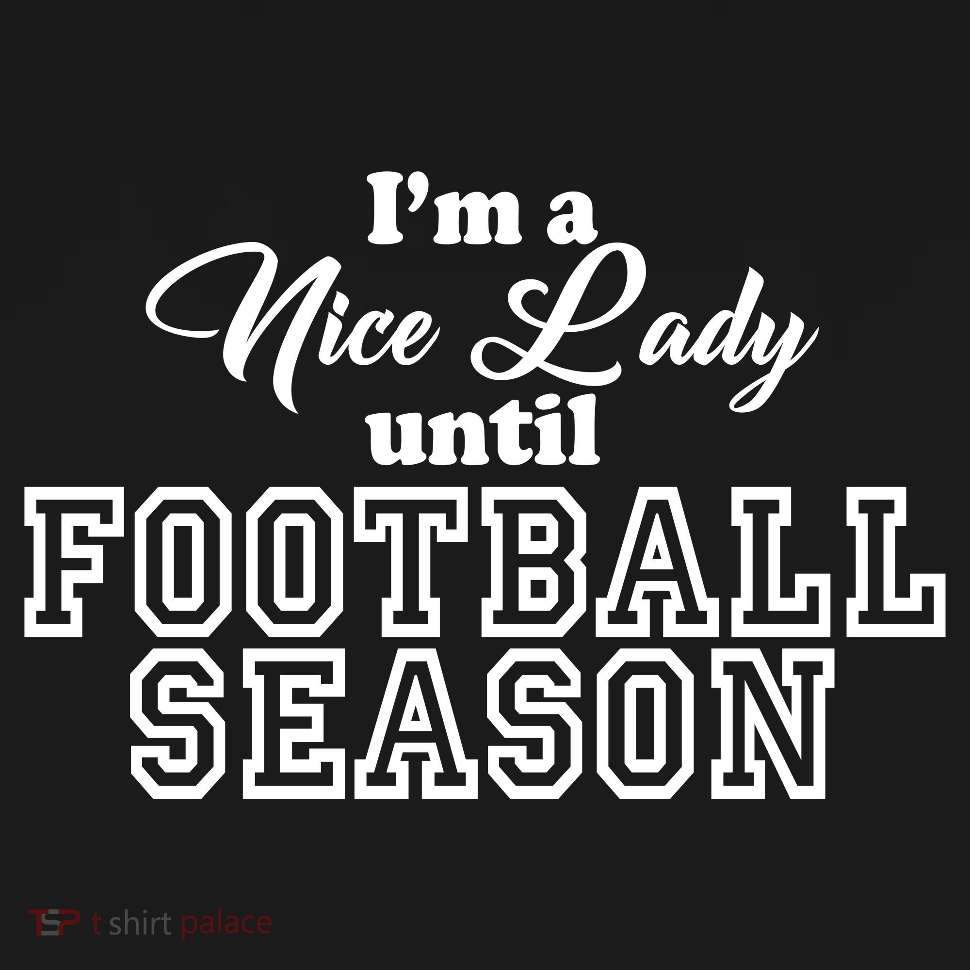I'm A Nice Lady Until Football Season Ornament