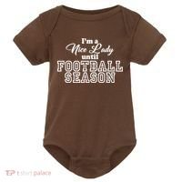 I'm A Nice Lady Until Football Season Baby Bodysuit thumb 0