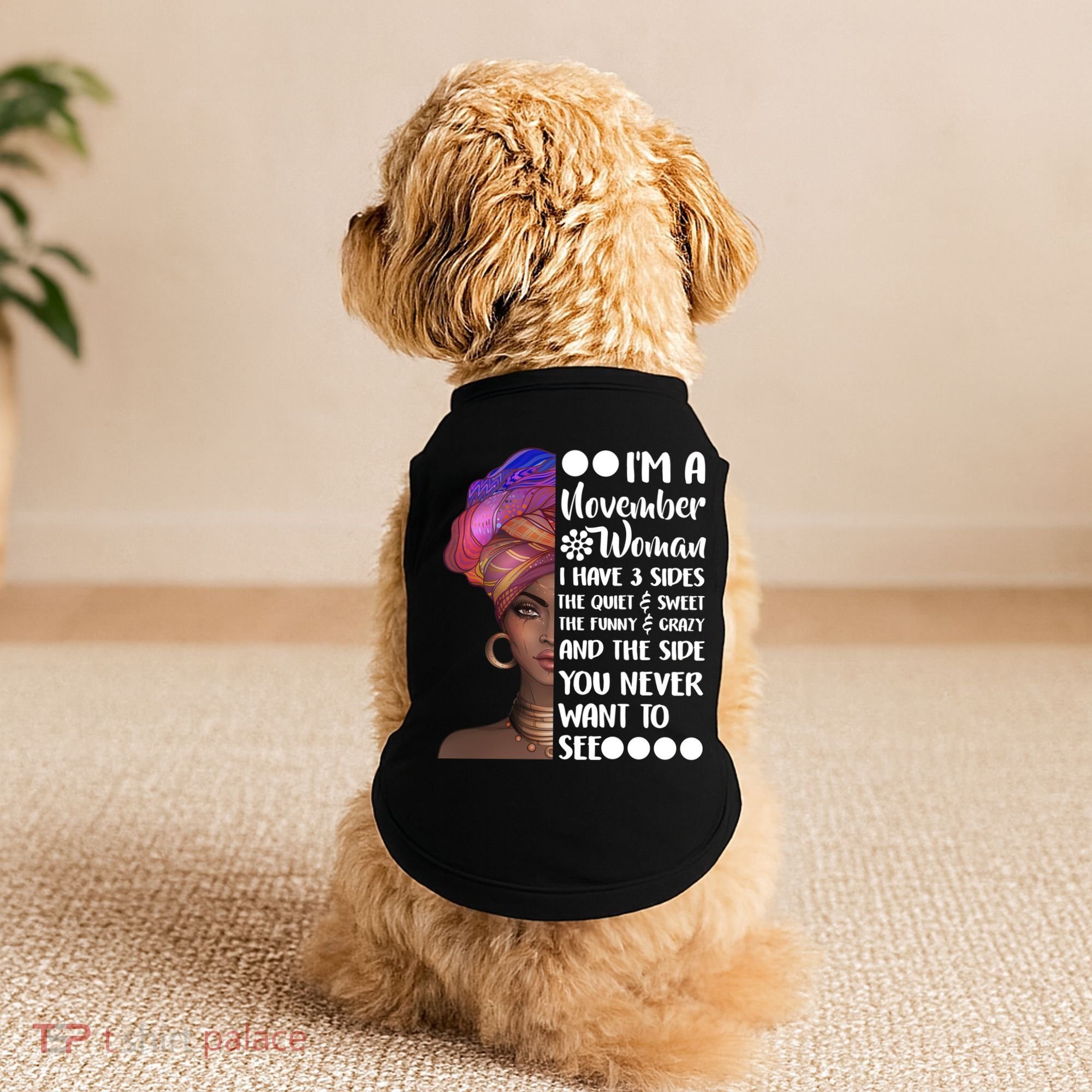 I'm A November Woman Cute Birthday Doggie Tank