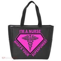 I'm A Nurse What's Your Superpower Tote Bag thumb 0