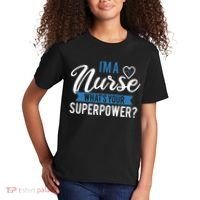 I'm A Nurse What's Your Superpower Funny Kids T-Shirt thumb 2
