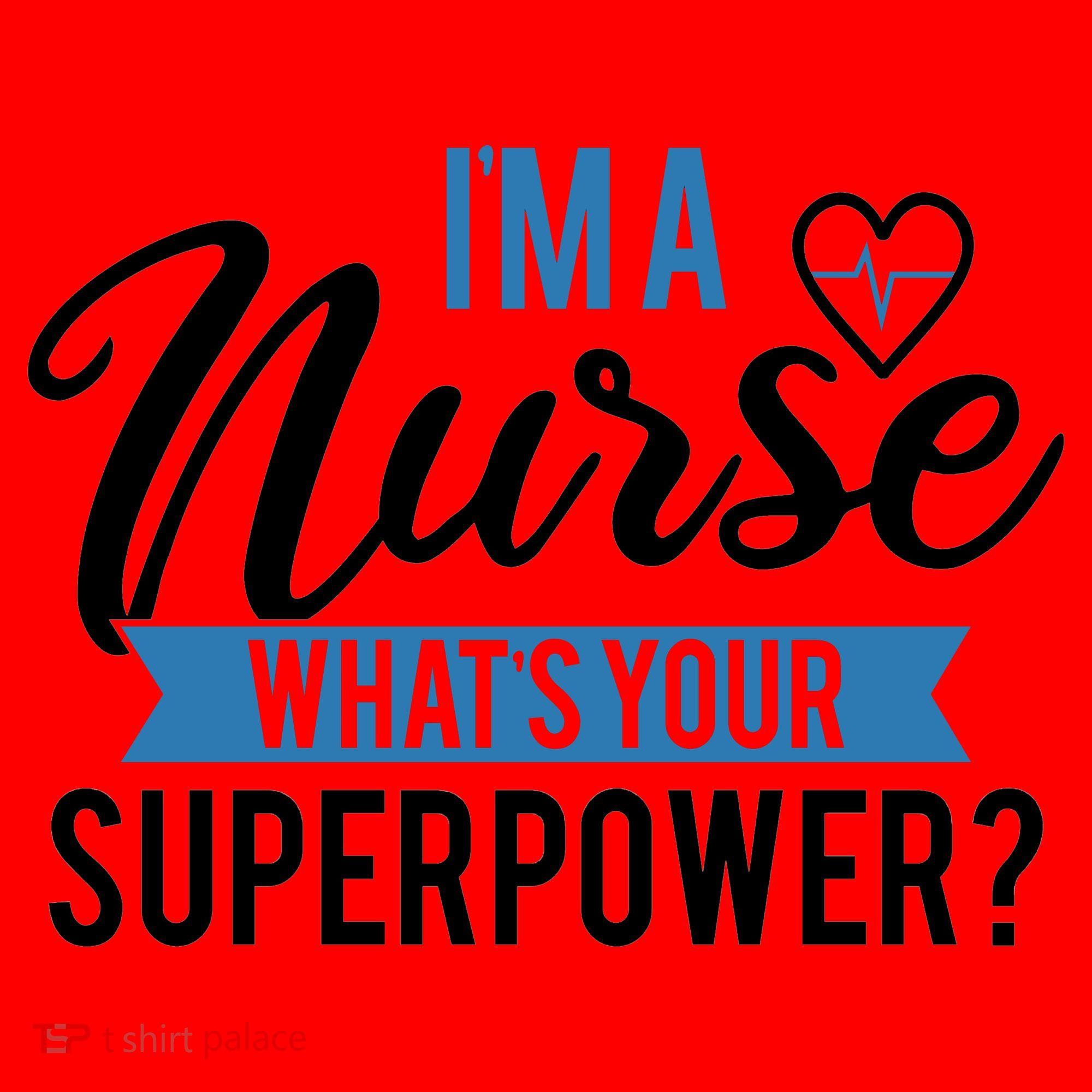 I'm A Nurse What's Your Superpower Funny Santa Hat