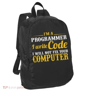 I'm A Programmer I Write Code Port Authority Crush Ripstop Backpack
