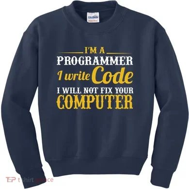 I'm A Programmer I Write Code Kids Sweatshirt